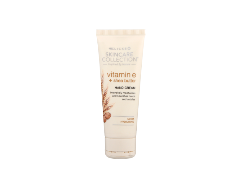 Clicks Skin Care Collection Moisturises & Nourishes Hand Cream, Vitamin + Shea Butter, 75 mL