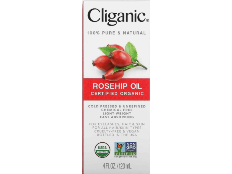 Cliganic Rosehip Oil, 4 fl oz/120 mL