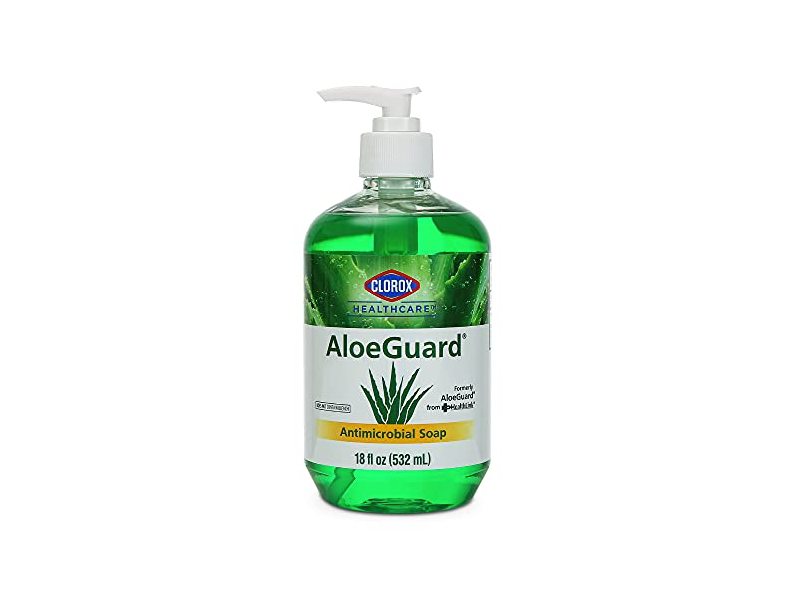 Clorox Healthcare AloeGuard Antimicrobial Soap, 18 fl oz/532 mL