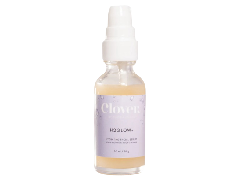 Clover H2Glow+ Hydrating Facial Serum, 30 mL/30g
