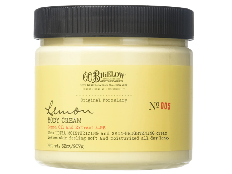 Co Bigelow Lemon Body Cream, Original Formulary, 32 oz/907 g