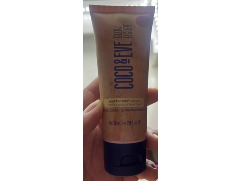 Coco & Eve Whipped Body Cream, Glow Figure, 2.8 fl oz/68 mL