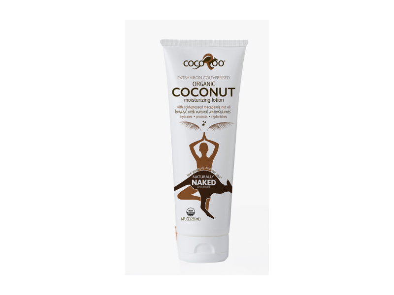 CocoRoo Organic Coconut Moisturizing Lotion, Naturally Naked, 8 fl oz/236