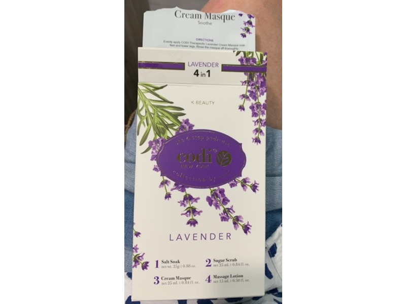 Codi 4 In 1 Pedicure Kit, Lavender