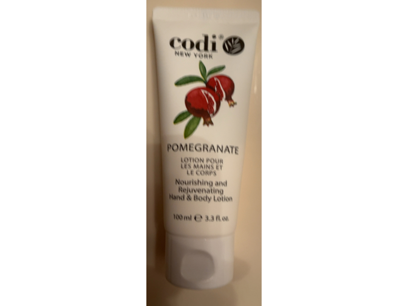 Codi Nourishing & Rejuvenating Hand & Body Lotion, Pomegranate, 3.3 fl oz/100 mL