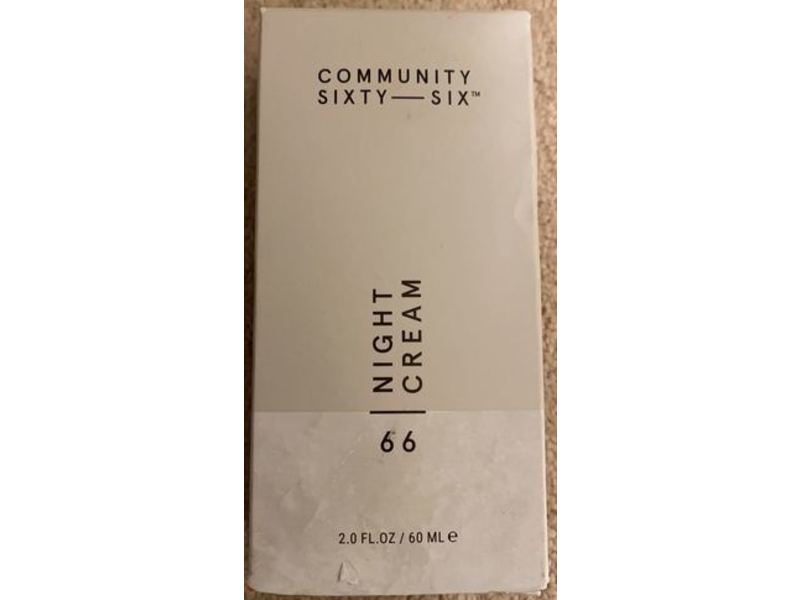 Community Sixty - Six Night Cream, 66, 2.0 fl oz/ 60 mL
