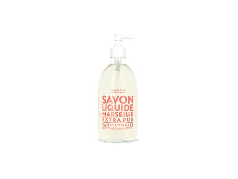 Compagnie De Provence Liquid Marsille Soap, Pink Grapefruit, 495 mL