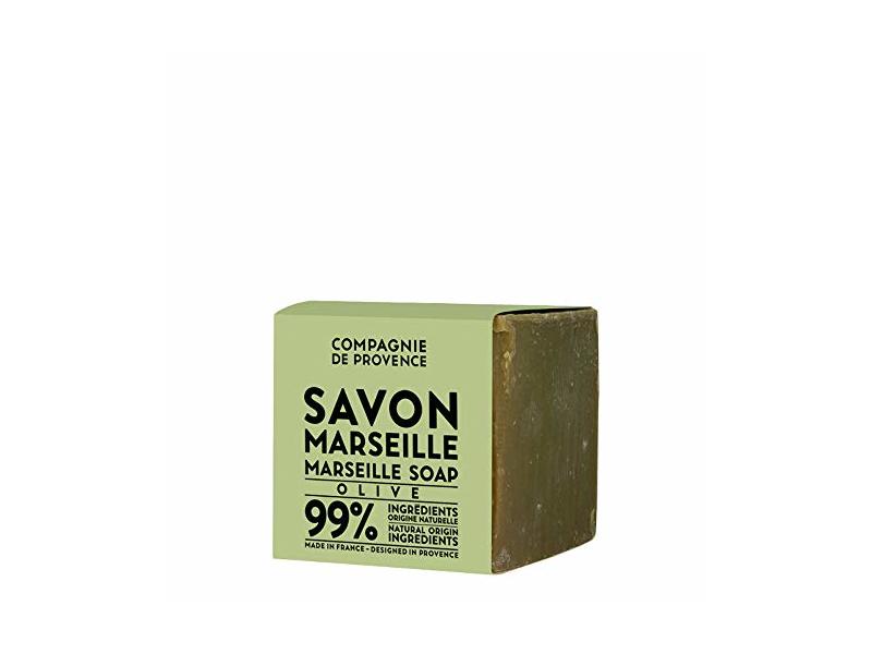 Compagnie De Provence Marseille Soap, Olive, 13.8 oz/400 g