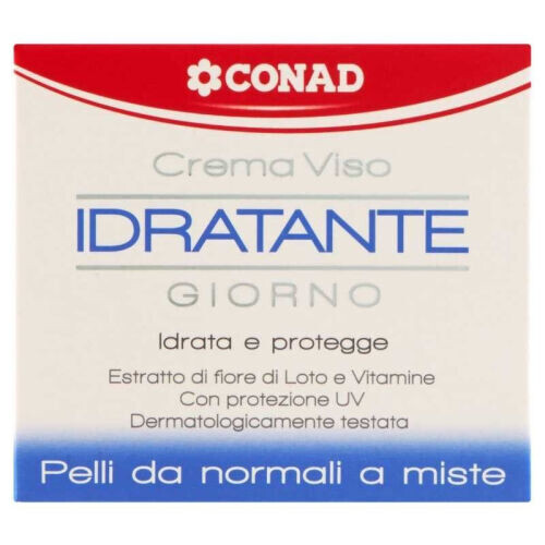 Crema Viso Idratante Giorno, Pelli Da Normali A Miste