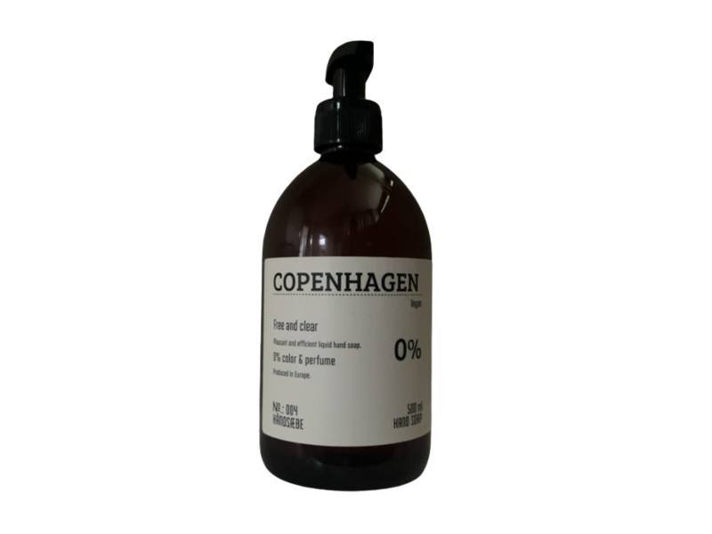 Copenhagen Free & Clear Liquid Hand Soap, 500 mL