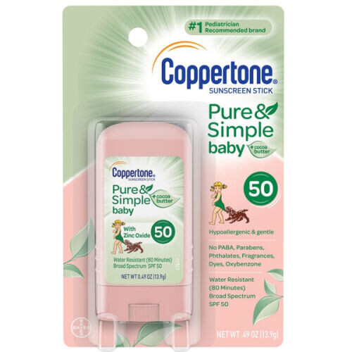 Pure & Simple Baby + Cocoa Butter With Zinc Oxide - Sunscreen Stick