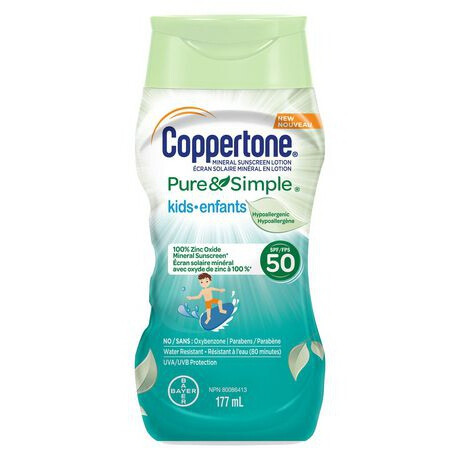 Pure & Simple Kids Mineral Sunscreen Lotion