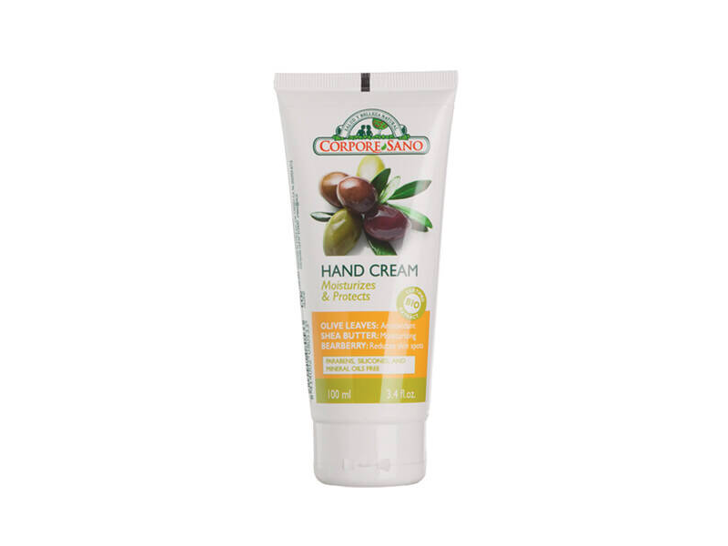Corpore Sano Body Healthy Hand Cream, Olive Leaves, Shea Butter And Bearberry, 100 mL