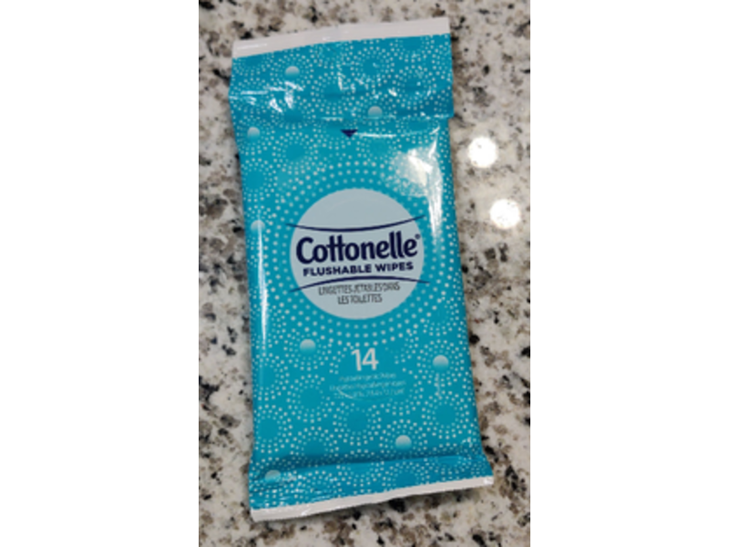 Cottonelle Flushable Wet Wipes, 14 Count
