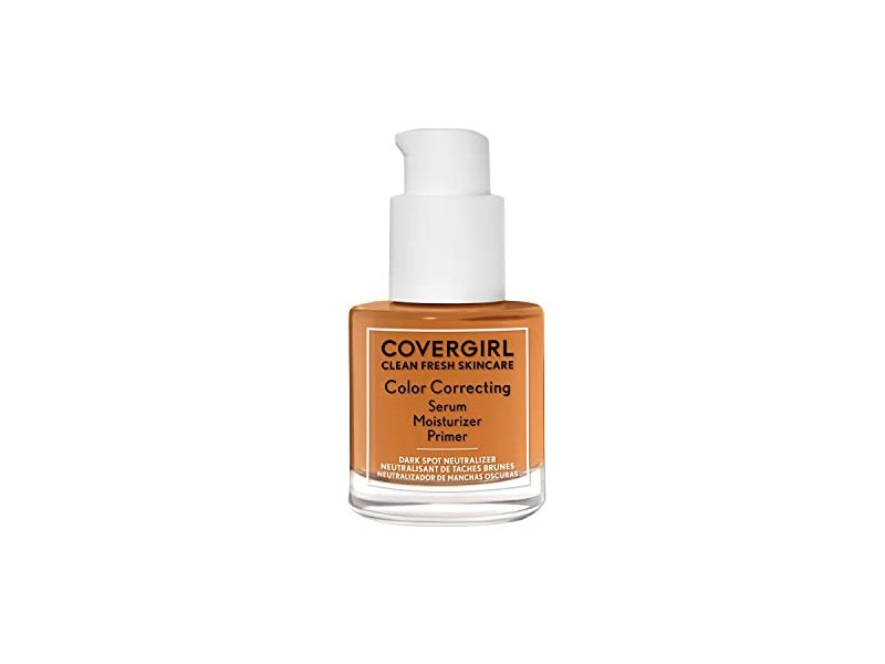 CoverGirl Color Correcting Serum + Moisturizer + Primer, Deep, 1.0 fl oz/30 mL