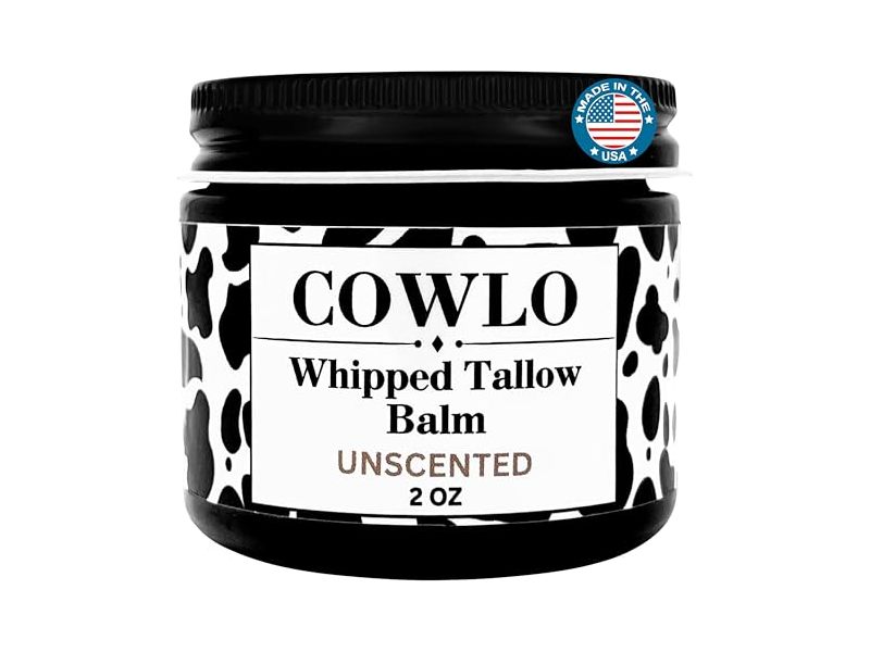 Cowlo Whipped Tallow Balm, Unscented, 2 oz