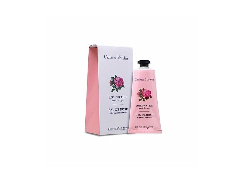 Crabtree & Evelyn Hand Therapy, Rosewater, 3.5 oz/100 g