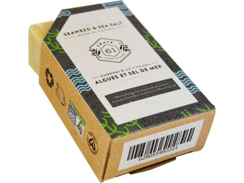 Crate 61 Bar Soap, Seaweed & Sea Salt, 4 oz