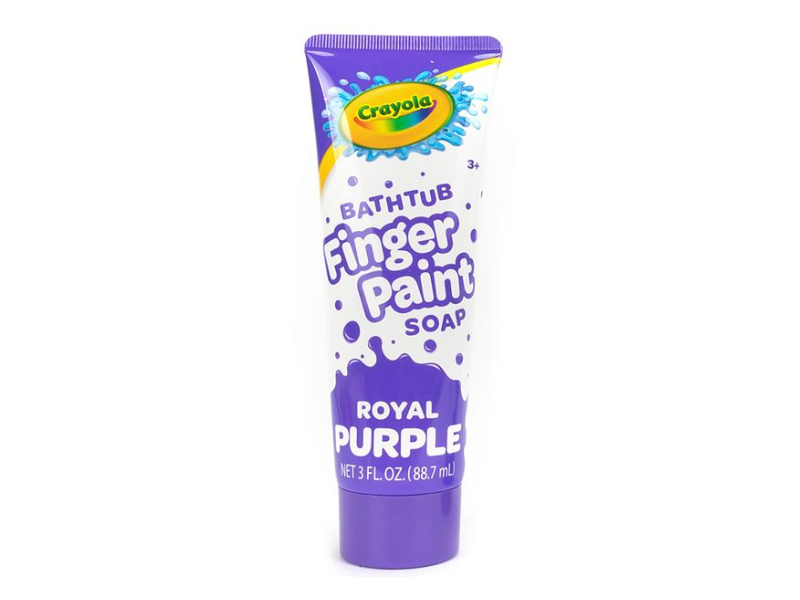 Crayola Bathtub Finger Paint Soap, Royal Purple, 3 fl oz/88.7 mL