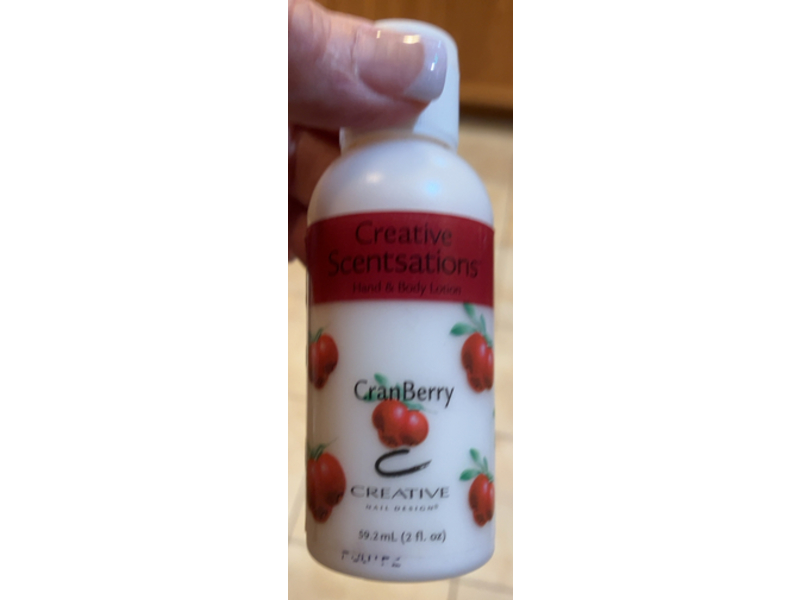 Creative Scentsations Hand & Body Lotion, Granberry, 2 fl oz/59.2 mL
