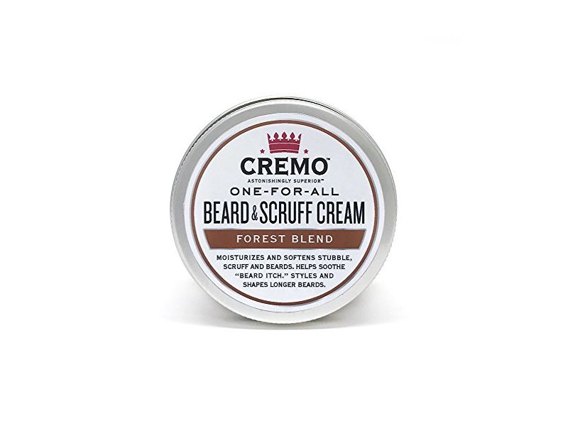 Cremo One-For-All Beard and Scruff Cream, Forest Blend, 4 oz