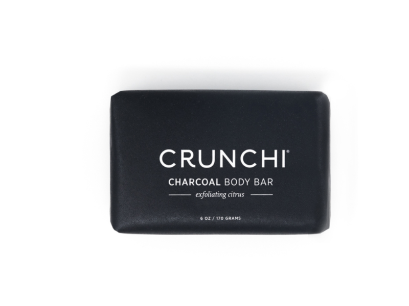 Crunchi Charcoal Body Bar, 6 oz/170 g