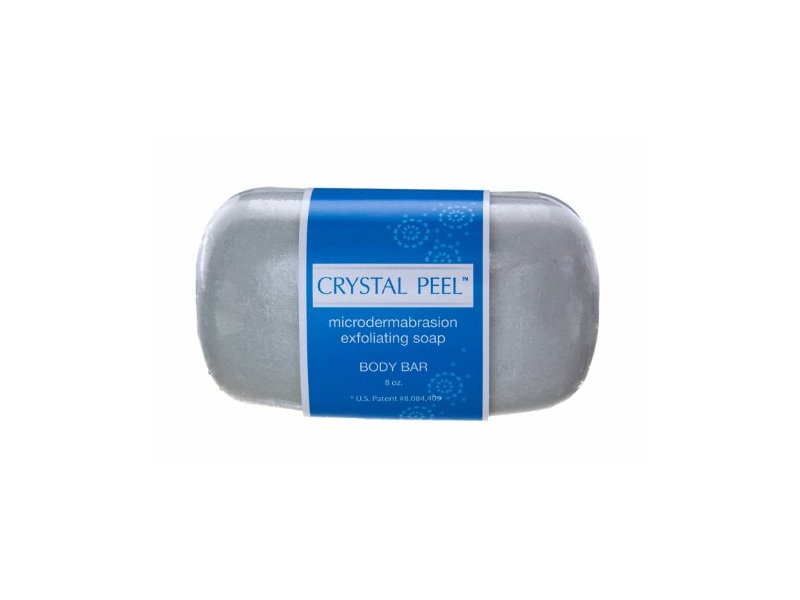 Crystal Peel Microdermabrasion Exfoliating Soap Body Bar, 8 oz