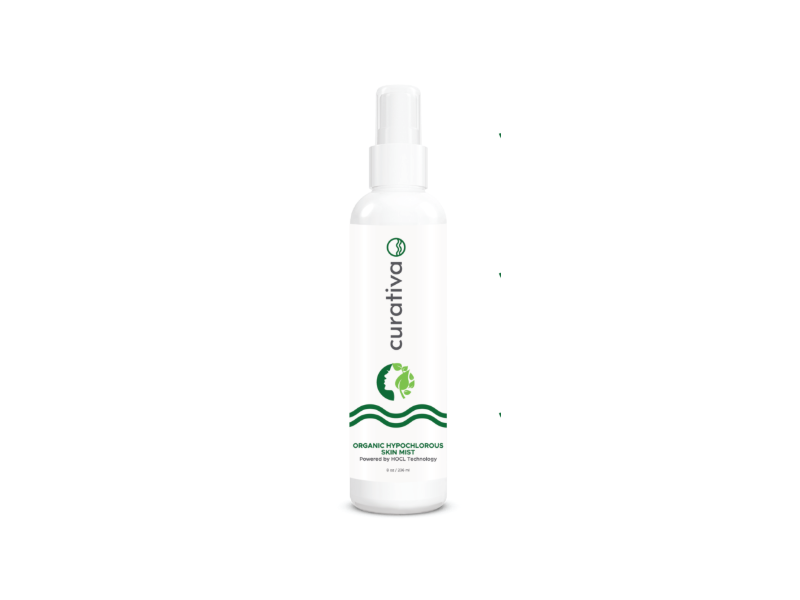 Curativa Bay Organic Hypochlorous Skin Mist, 8 fl oz