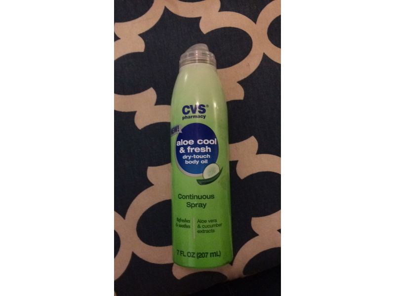 CVS Aloe Cool & Fresh Dry-Touch Body Oil Continuous Spray, 7 fl oz