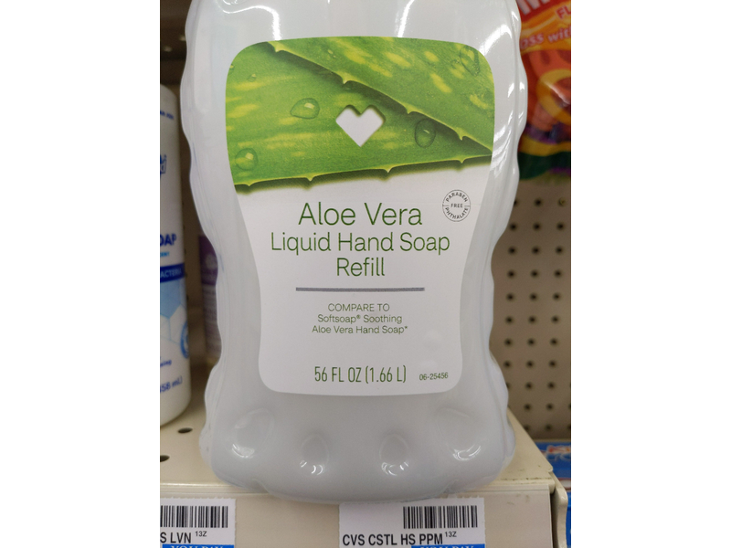 CVS Aloe Vera Liquid Hand Soap Refill, 56 fl oz/1.66 L