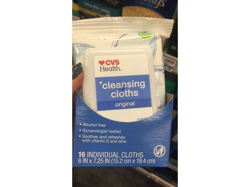 CVS Cleansing Cloths, Original, 16 count