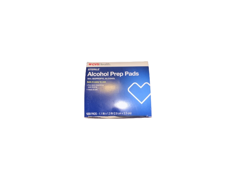 CVS Health Alcohol Prep Pads, 120 Count