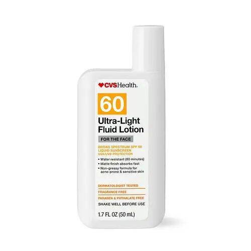 Ultra-Light Fluid Lotion For The Face, SPF 60