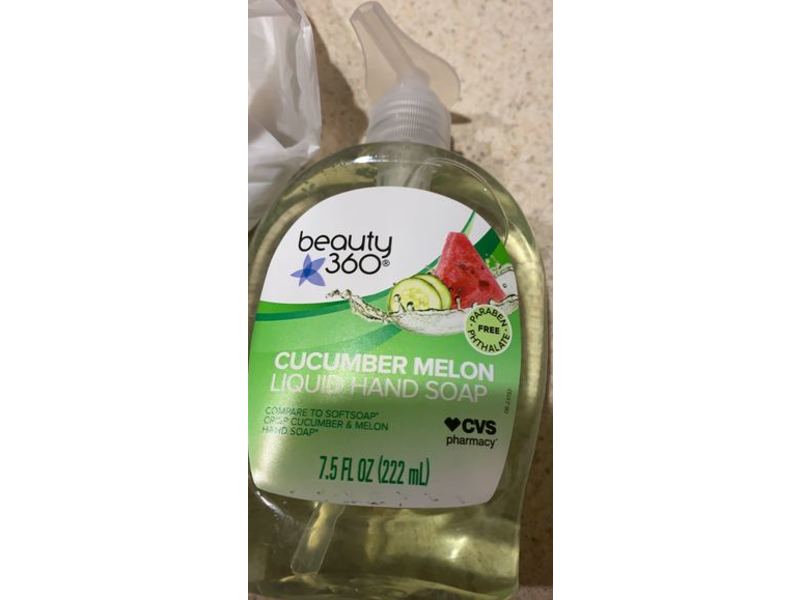 Cvs pharmacy Beauty 360 Liquid Hand Soap, Cucumber Melon, 7.5 fl oz/222 mL