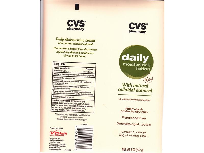 CVS Pharmacy Daily Moisturizing Lotion, 8 oz