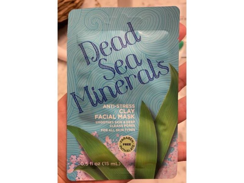 CVS Pharmacy Dead Sea Minerals Anti-Stress Clay Facial Mask, 0.5 fl oz/15 mL