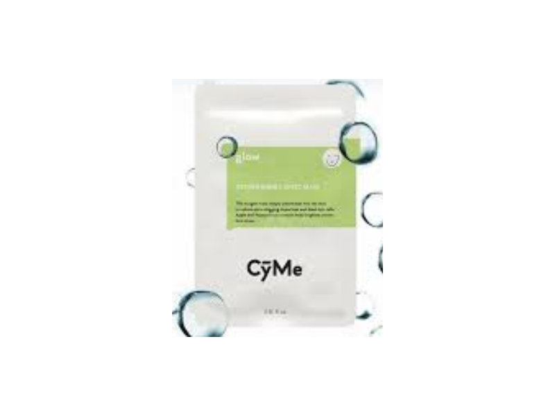 CyMe Glow Oxygen Bubble Sheet Mask, 0.61 fl oz