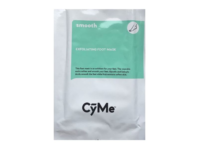 CyMe Smooth Exfoliating Foot Mask, 1 Pair