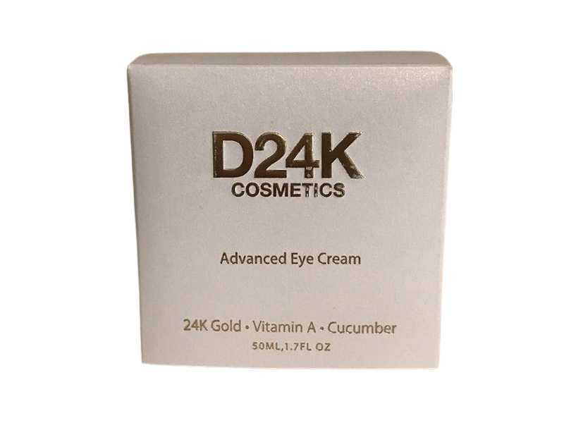 D24K Advanced Eye Cream, 24K Gold, Vitamin A. Cucumber, 1.7 fl oz/50 mL