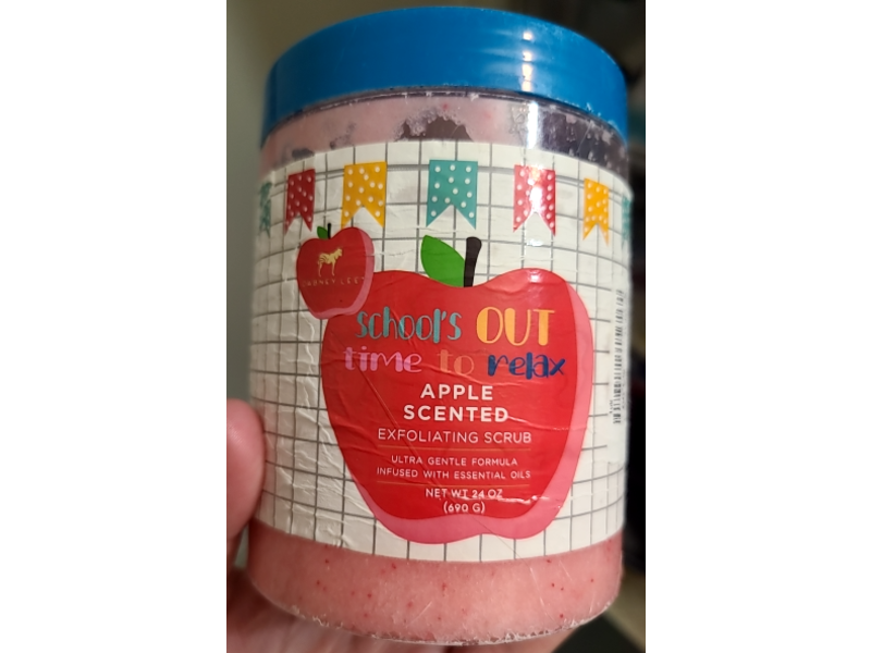 Dabney Lee School's Out Time To Relax Exfoliating Scrub, Apple Scented, 24 oz/690 g