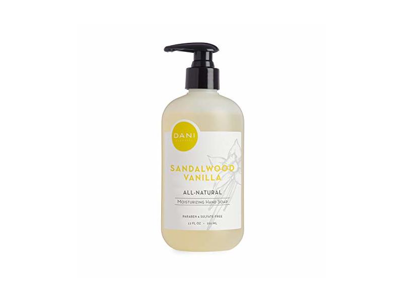 Dani All-Natural Moisturizing Hand Soap, Sandalwood & Vanilla, 12 fl oz/355 mL