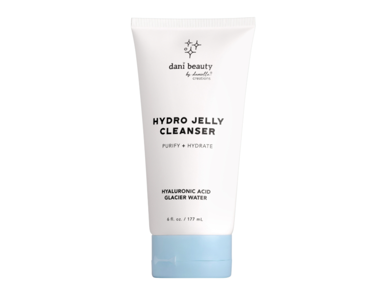 Dani Beauty Purify + Hydrate Hydro Jelly Cleanser, Hyaluronic Acid + Glacier Water, 6 fl oz/177 mL