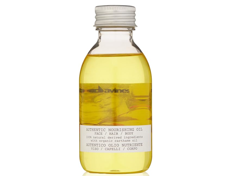 Davines Authentic Nourishing Oil, Organic Carthame Oil, 4.73 fl oz/140 mL
