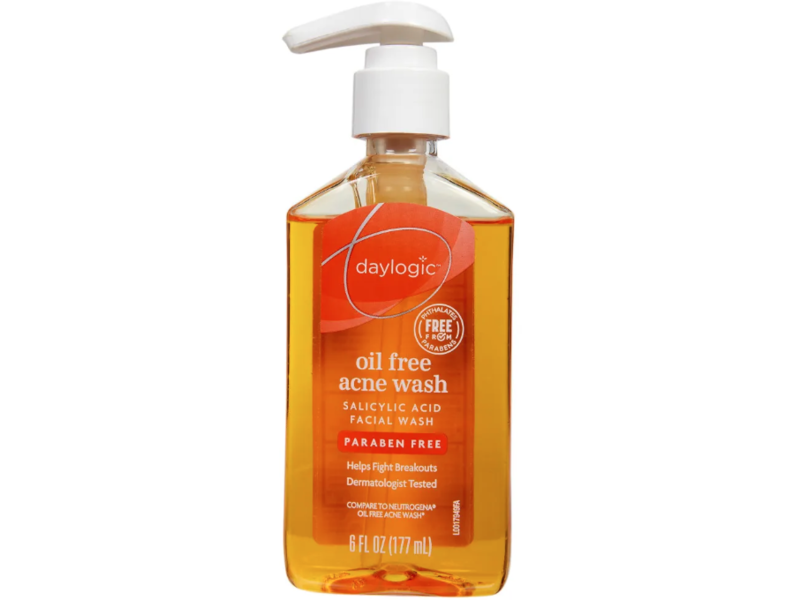 Daylogic Oil Free Acne Wash, Paraben Free, 6 fl oz/177 mL