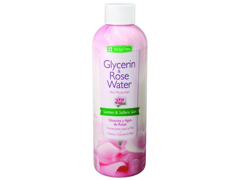 De La Cruz Glycerin & Rose Water, 8 fl oz