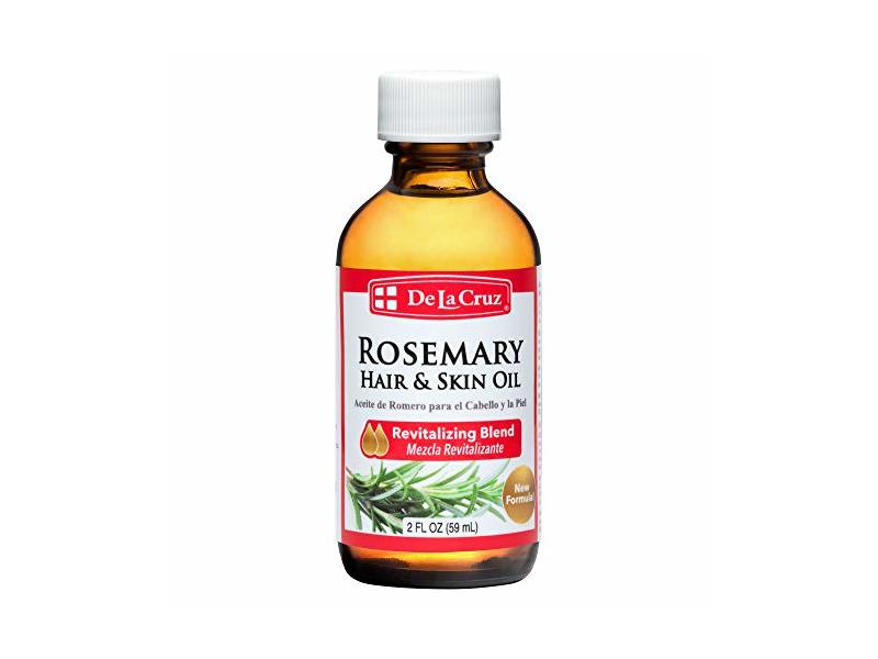 De La Cruz Rosemary Hair & Skin Oil, 2 fl oz/59 mL