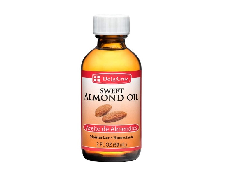 De La Cruz Sweet Almond Oil, 2 fl oz/59 mL
