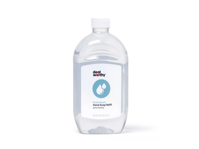 Deal Worthy Hand Soap Refill, Fresh Scent, 50 fl oz/1.47 L