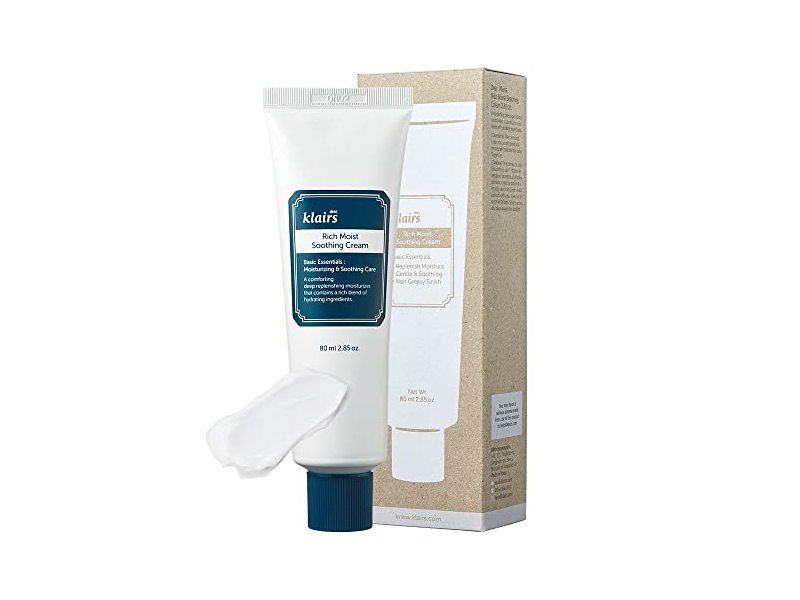Dear Klairs Rich Moist Soothing Cream, 2.82 oz/80 g