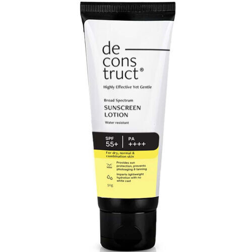 Sunscreen Lotion - SPF 55+ And PA++++ | Dewy Water Resistant Sunscreen